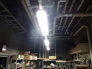 LED化工事施工実績：倉庫